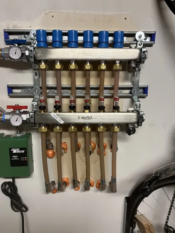 Plumber performing Leak Detection at a residential property in Grant